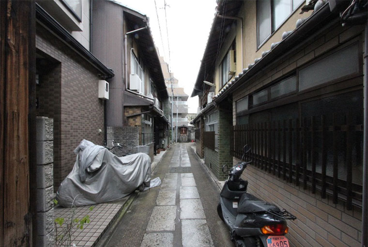 カギ状路地 カギ状路地